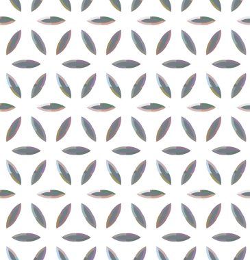 Geometrik şekilli kusursuz desen vektör çizimi