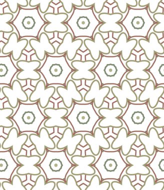 Geometrik şekilli kusursuz desen, vektör illüstrasyonu