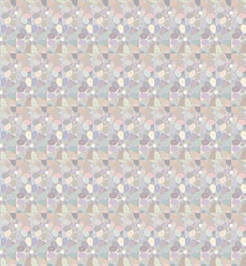 Geometrik şekilli kusursuz desen, vektör illüstrasyonu