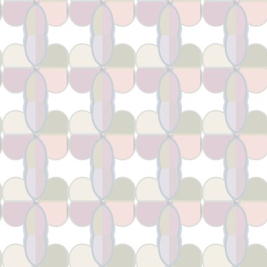 Geometrik şekilli kusursuz desen vektör çizimi