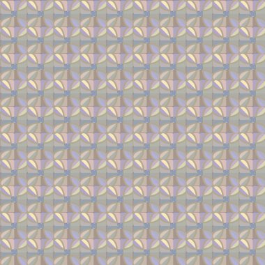 Geometrik şekilli kusursuz desen vektör çizimi
