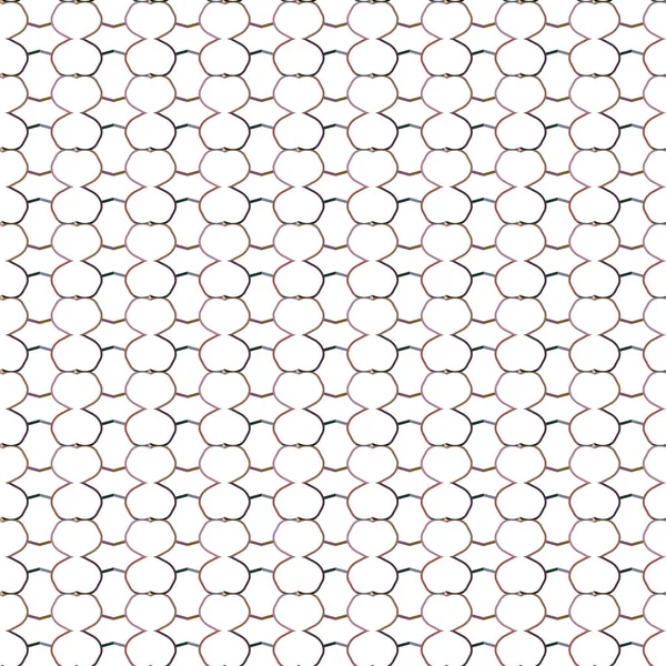 Nahtlose Muster Mit Geometrischen Formen Vektorillustration — Stockvektor