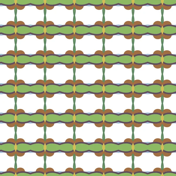 Geometrik Şekilli Kusursuz Desen Vektör Illüstrasyonu — Stok Vektör