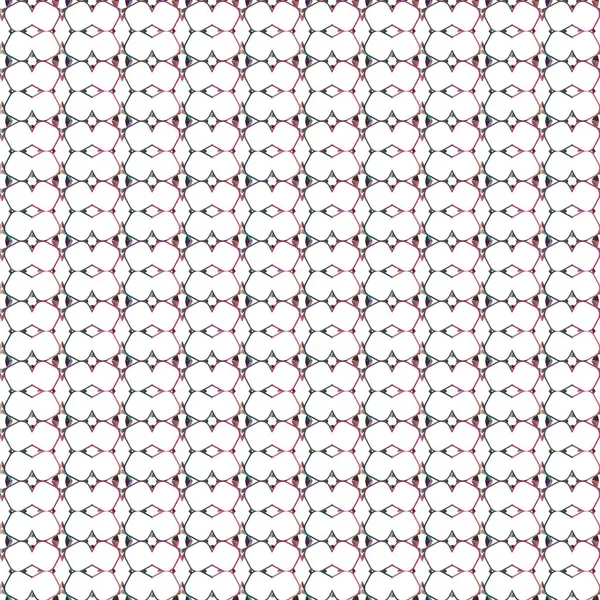 Padrão Sem Costura Com Formas Geométricas Ilustração Vetorial —  Vetores de Stock