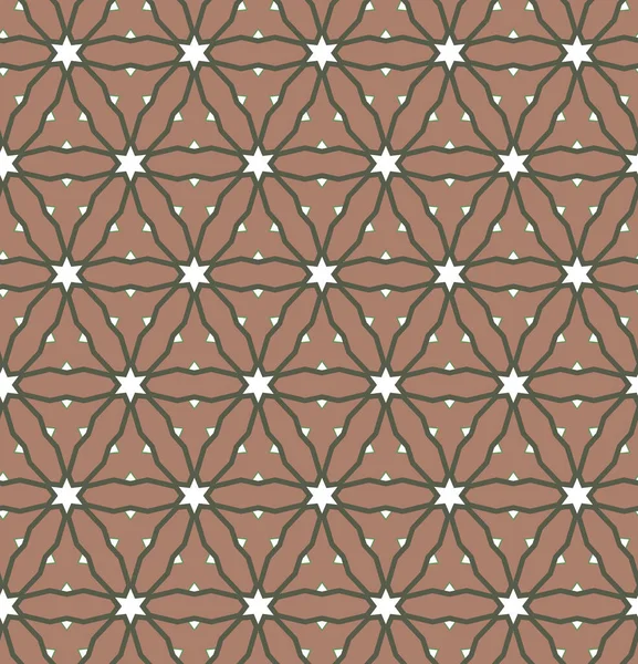 Nahtlose Geometrische Ornamentmuster Abstrakter Hintergrund — Stockvektor