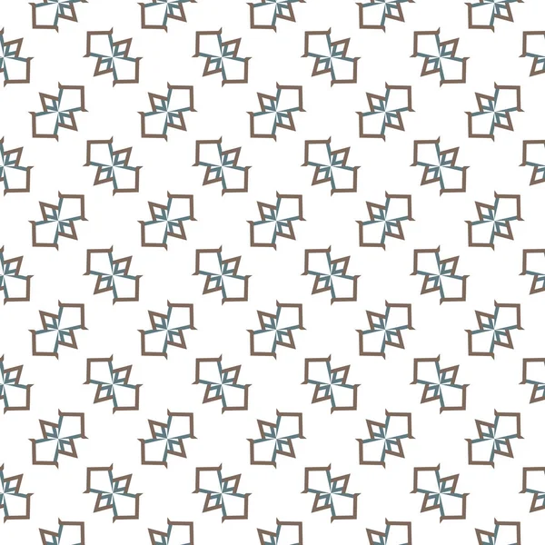 Patrón Ornamental Geométrico Sin Costuras Fondo Abstracto — Vector de stock