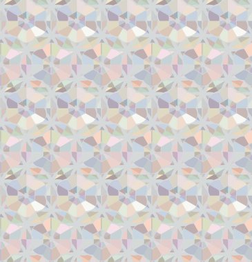 Geometrik şekilli kusursuz desen vektör çizimi