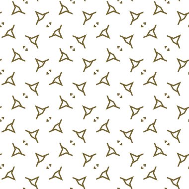 Geometrik şekilli kusursuz desen, vektör illüstrasyonu