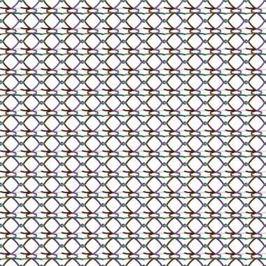 Geometrik şekilli kusursuz desen, vektör illüstrasyonu