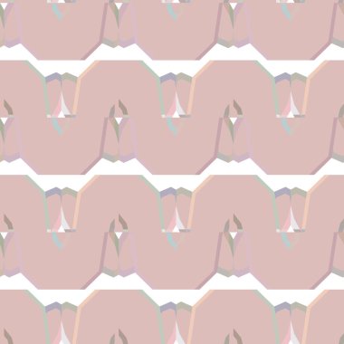 Geometrik şekilli kusursuz desen, vektör illüstrasyonu