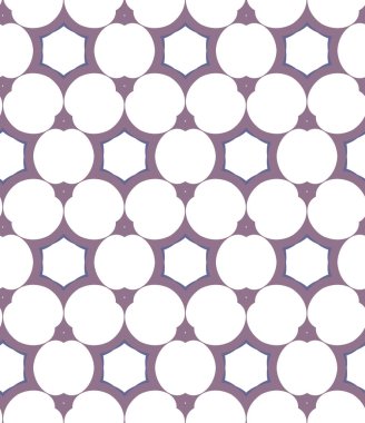 Geometrik şekilli kusursuz desen, vektör illüstrasyonu