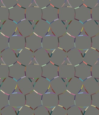 Geometrik şekilli kusursuz desen vektör çizimi