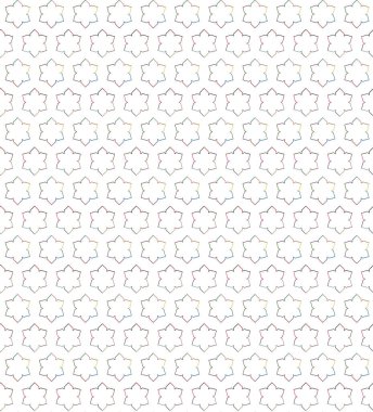 Geometrik şekilli kusursuz desen vektör çizimi