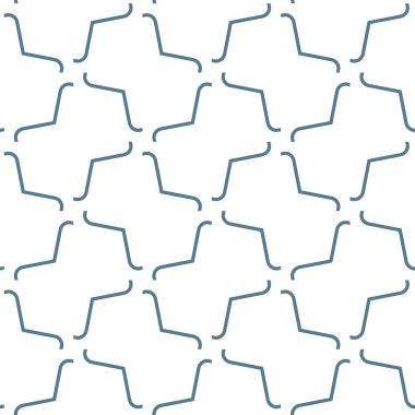 Geometrik şekilli kusursuz desen, vektör illüstrasyonu