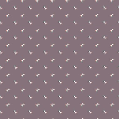 Geometrik şekilli kusursuz desen, vektör illüstrasyonu