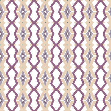 Geometrik şekilli kusursuz desen, vektör illüstrasyonu
