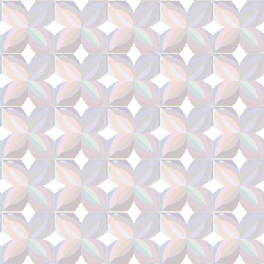 Geometrik şekilli kusursuz desen vektör çizimi