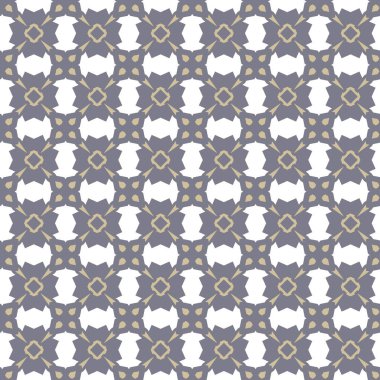 Geometrik şekilli kusursuz desen vektör çizimi