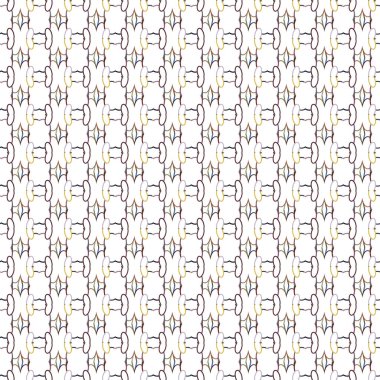 Geometrik şekilli kusursuz desen vektör çizimi