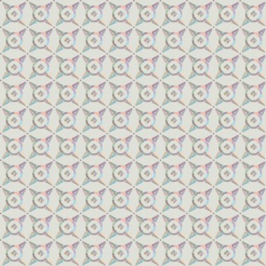 Geometrik şekilli kusursuz desen vektör çizimi