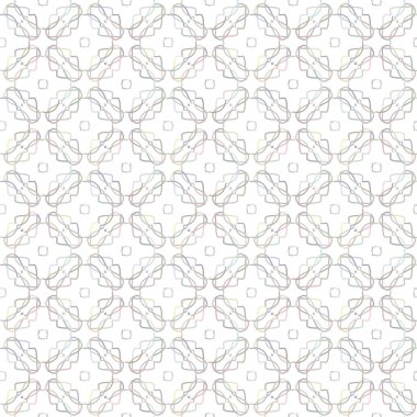 Geometrik şekilli kusursuz desen vektör çizimi