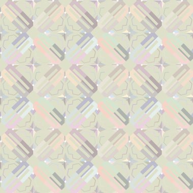 Geometrik şekilli kusursuz desen vektör çizimi