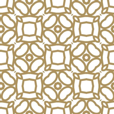 Geometrik şekilli kusursuz desen, vektör illüstrasyonu