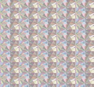 Geometrik şekilli kusursuz desen vektör çizimi