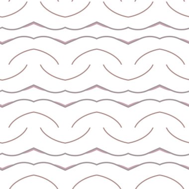 Geometrik şekilli kusursuz desen, vektör illüstrasyonu