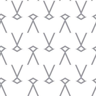 Geometrik şekilli kusursuz desen vektör çizimi