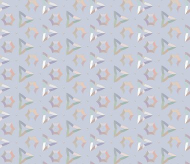 Geometrik şekilli kusursuz desen vektör çizimi