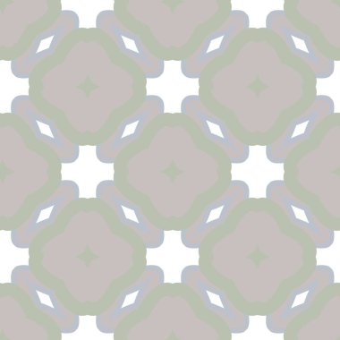 Geometrik şekilli kusursuz desen, vektör illüstrasyonu