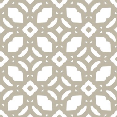 Geometrik şekilli kusursuz desen, vektör illüstrasyonu