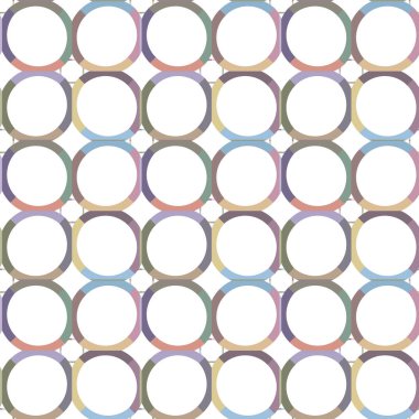 Geometrik şekilli kusursuz desen, vektör illüstrasyonu