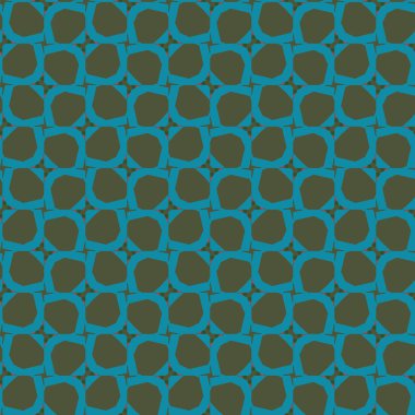 Geometrik şekilli kusursuz desen, vektör illüstrasyonu