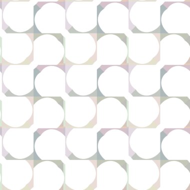 Geometrik şekilli kusursuz desen, vektör illüstrasyonu