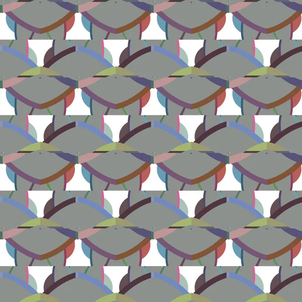 Patrón Ornamental Geométrico Sin Costuras Fondo Abstracto — Vector de stock