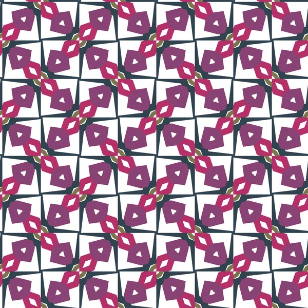 Geometrik şekilli kusursuz desen, vektör illüstrasyonu