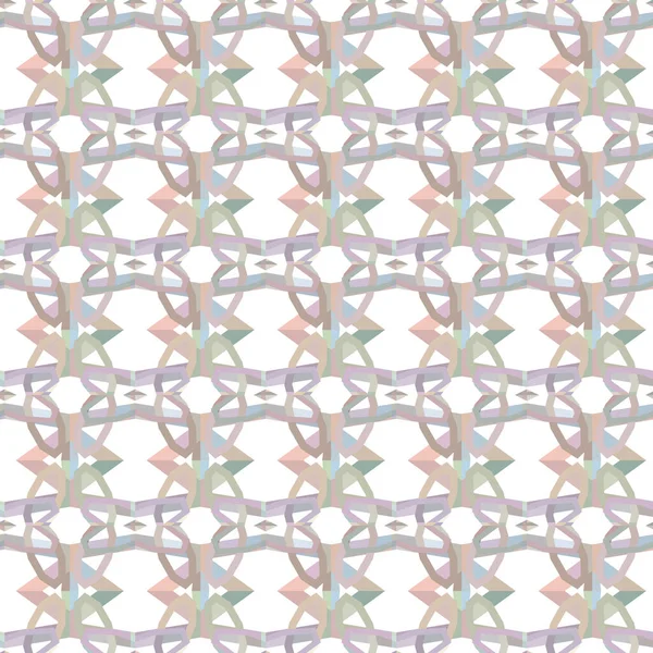 Naadloos Geometrisch Ornamentspatroon Abstracte Achtergrond — Stockvector