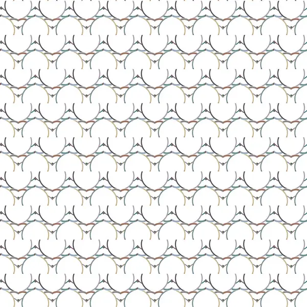 Nahtlose Muster Mit Geometrischen Formen Vektorillustration — Stockvektor