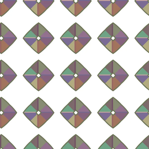 Patrón Ornamental Geométrico Sin Costuras Fondo Abstracto — Vector de stock