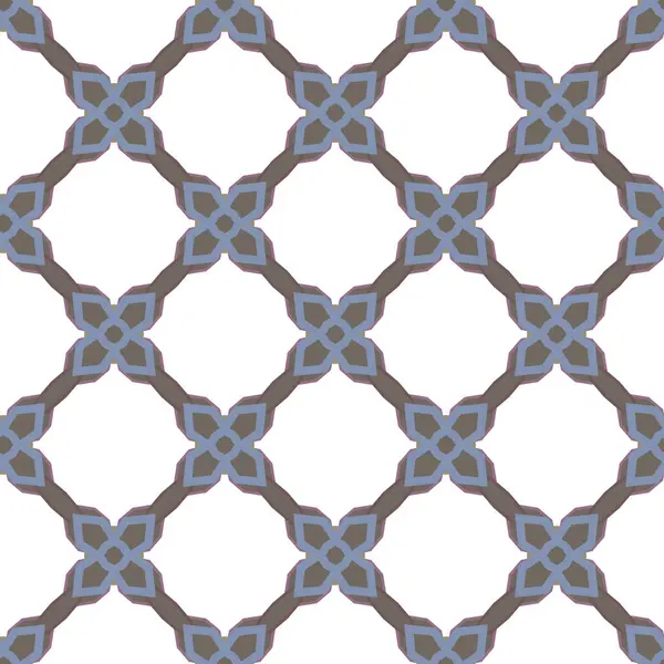 Nahtlose Muster Mit Geometrischen Formen Vektorillustration — Stockvektor