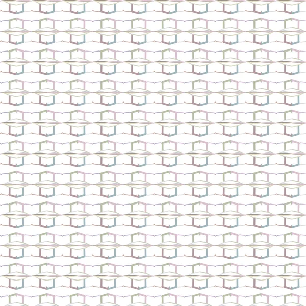 Pola Mulus Dengan Bentuk Geometris Gambar Vektor - Stok Vektor