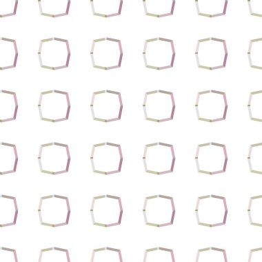 Geometrik şekilli kusursuz desen vektör çizimi