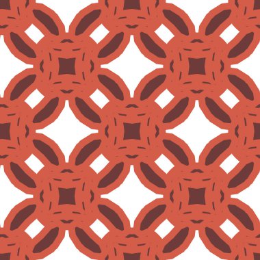 Geometrik şekilli kusursuz desen vektör çizimi