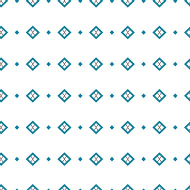 Geometrik şekilli kusursuz desen vektör çizimi