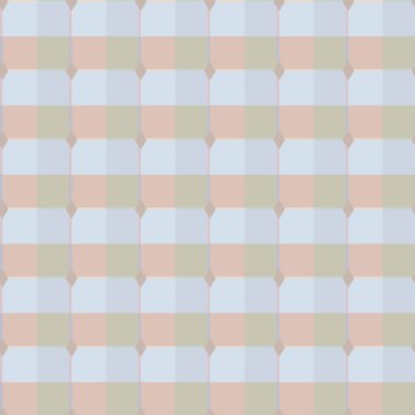 Geometrik şekilli kusursuz desen, vektör illüstrasyonu