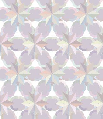 Geometrik şekilli kusursuz desen vektör çizimi