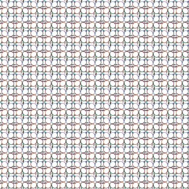 Geometrik şekilli kusursuz desen, vektör illüstrasyonu