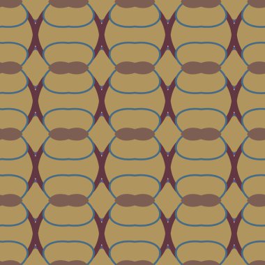 Geometrik şekilli kusursuz desen vektör çizimi